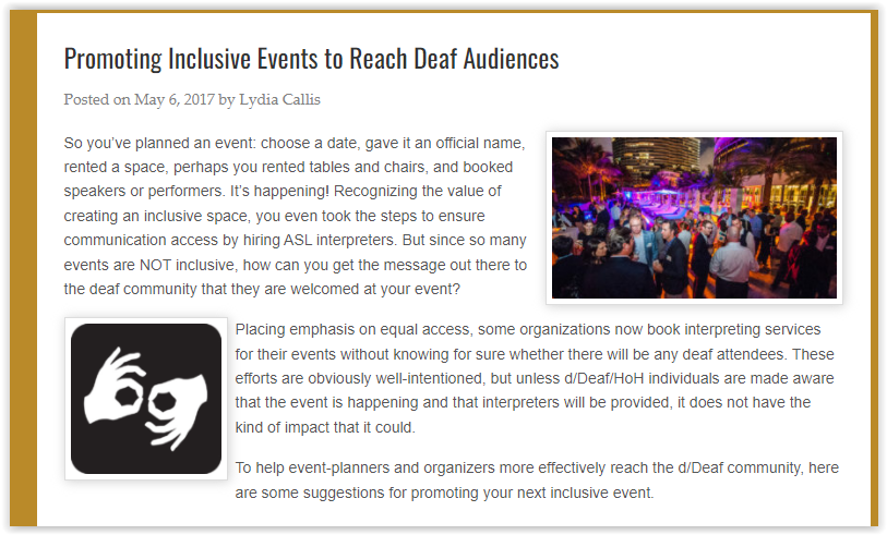 Screenprint Inclusive Events
