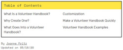 How to Create a Volunteer Handbook for Your Nonprofit